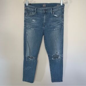 COH Rocket Crop High Rise Skinny Jeans Blue 29